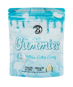 Baked Bags Gummies – Blue Cotton Candy
