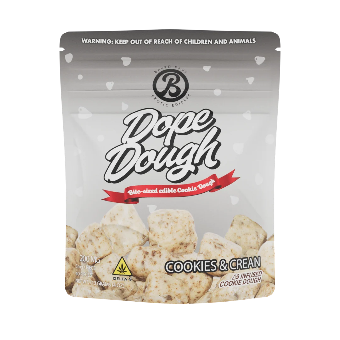 Kup Baked Bags Dope Dough – Cookies & Cream