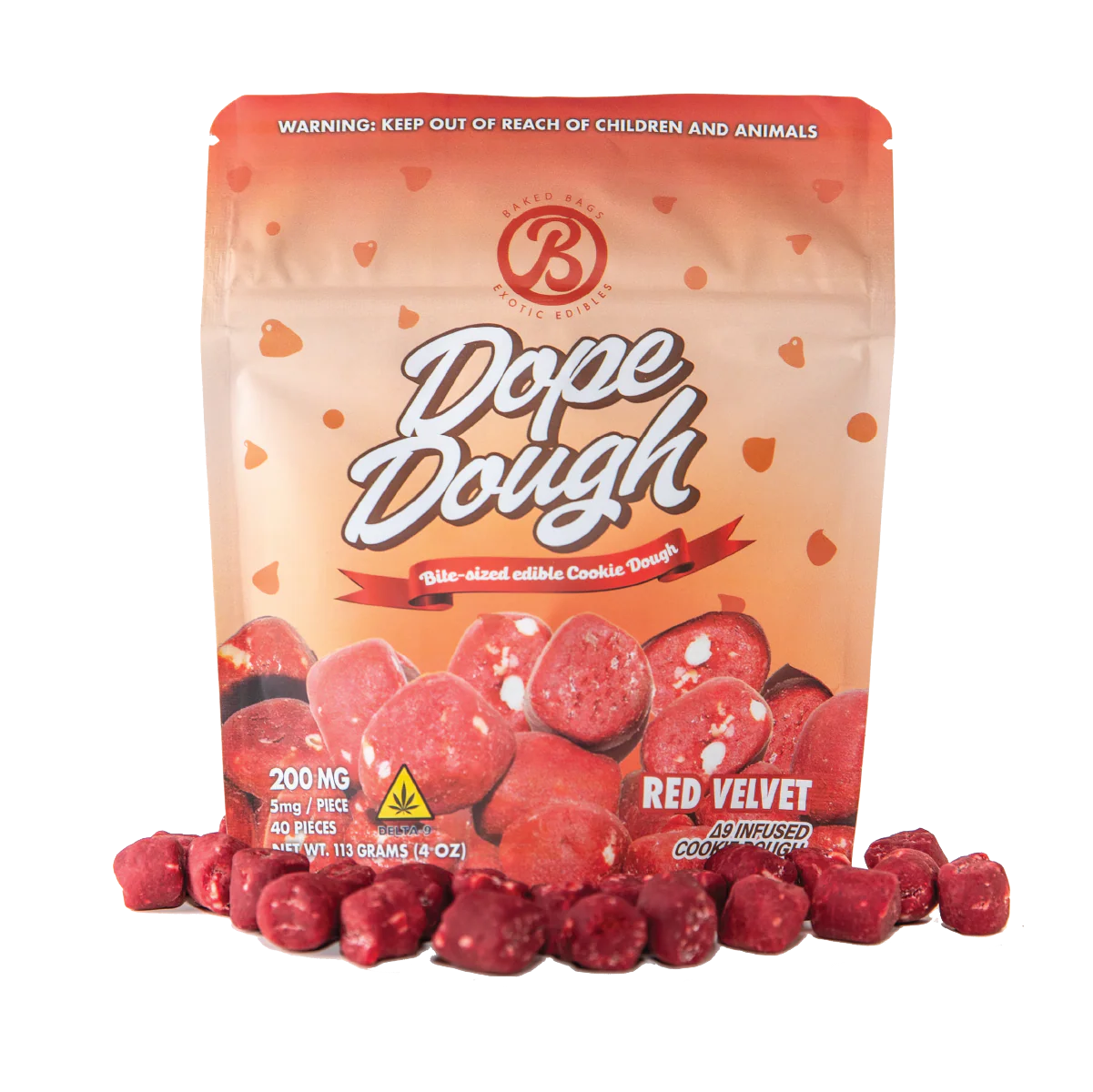 Baked Bags Dope Dough – Red Velvet