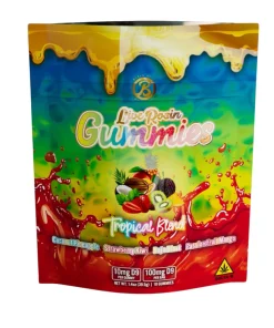Kup Baked Bags Tropical Blend Live Rosin Gummies