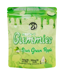 Kup Baked Bags Gummies – Sour Green Apple