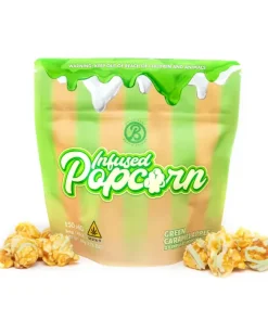 Kup Baked Bags Infused Popcorn – Green Caramel Apple